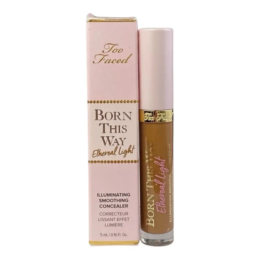 Too Faced Born This Way Ethereal Light Smoothing‎ Concealer Hot Cocoa NIB
